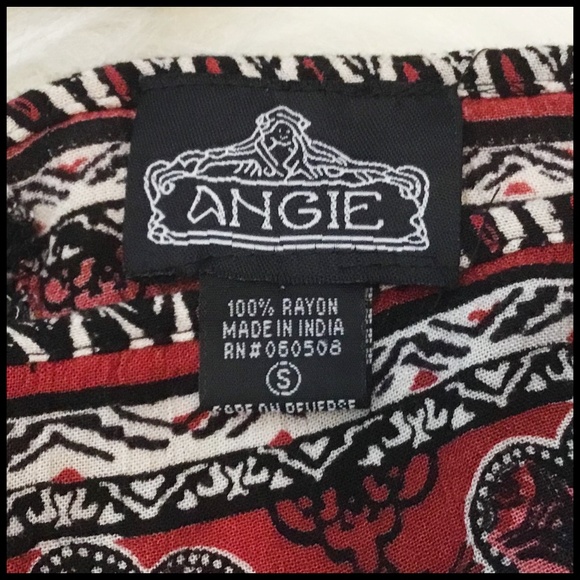 ⚜️Angie Boho Peasant Cold Shoulder Top - Picture 5 of 6